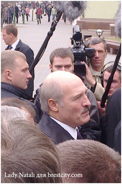 Президент Беларуси Лукашенко в Бресте