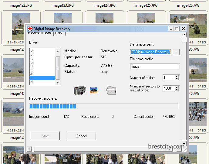 Программа восстановления фото с карты памяти