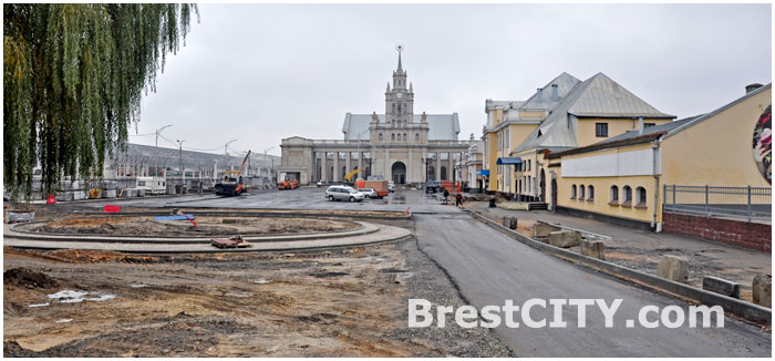 Реконструкция привокзальной площади жд вокзала в Бресте