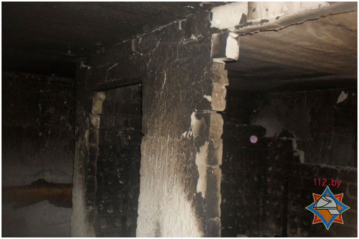 Пожар в подвале жилого дома в Бресте