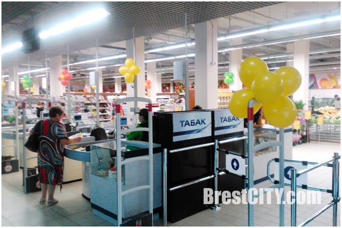 В Бресте на проспекте Машерова открылся супермаркет Дионис