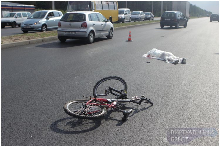 Возле Тельм рядом с Брестом насмерть сбили велосипедиста