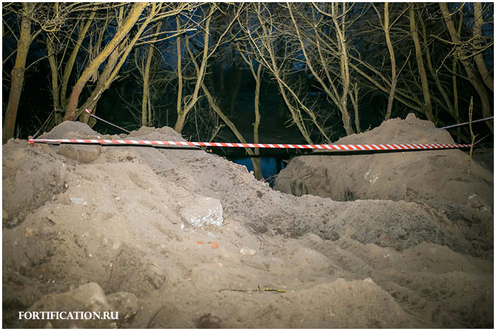 В Брестской крепости найдены останки человека