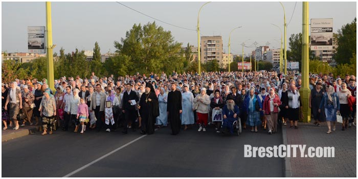Крестный ход в Бресте 18 сентября 2015 