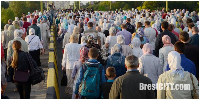 Крестный ход в Бресте 18 сентября 2015 