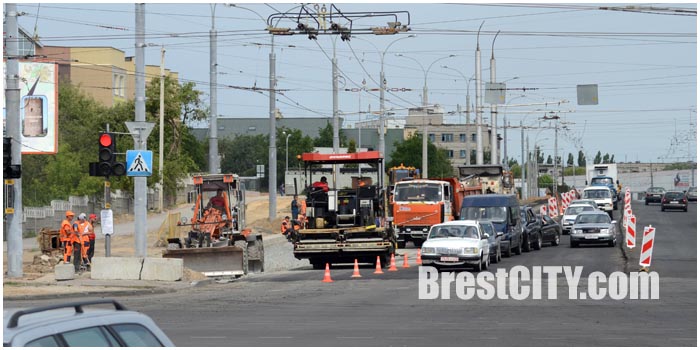 Реконструкция улицы Пионерской в Бресте. Фото BrestCITY.com