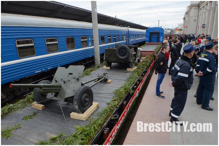 Поезд «Цветы Великой Победы» в Бресте
