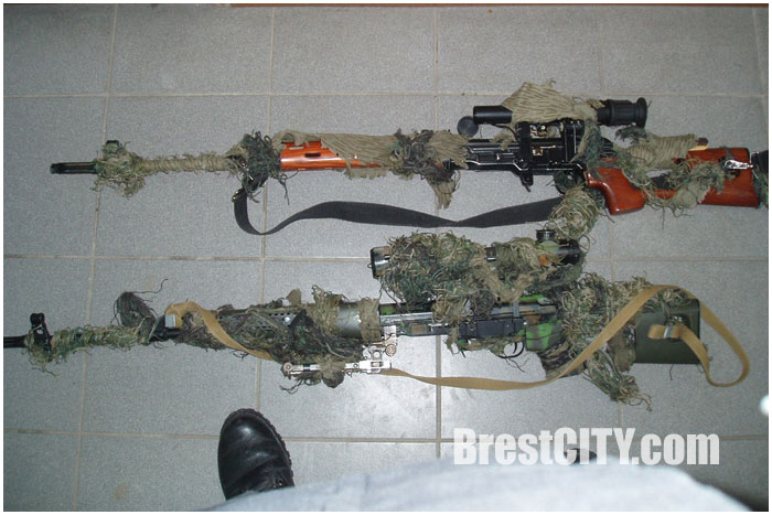Арсенал оружие изъят на границе в Бресте