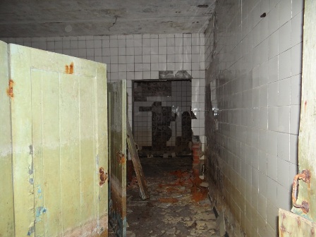 Подземный туадет в Брестской крепости