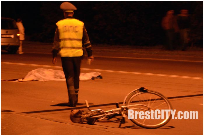 В Бресте на улице Суворова насмерть сбили велосипедиста