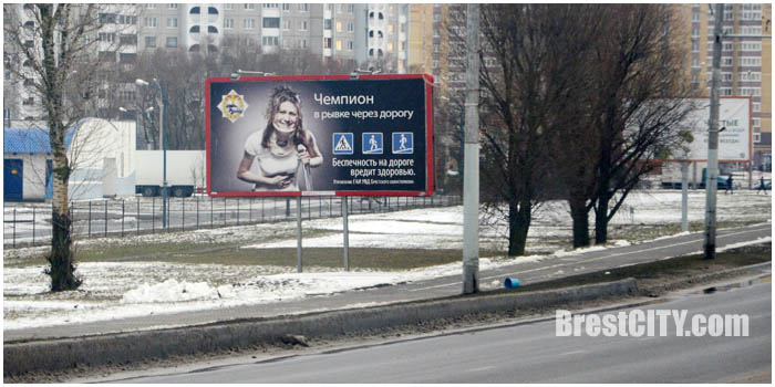 Социальные билборды в Бресте от областной Госавтоинспекции