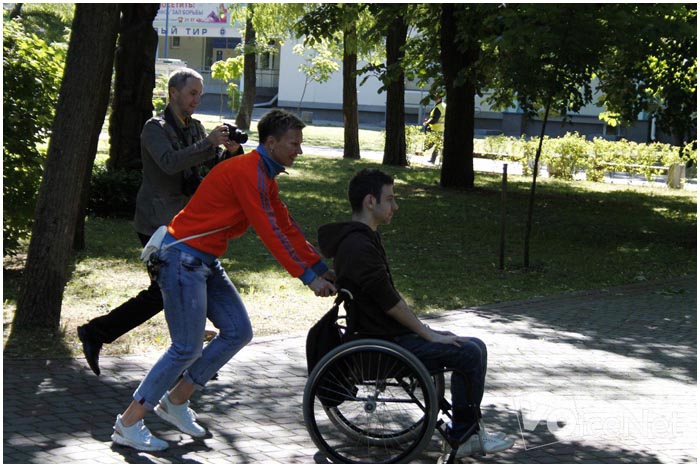 День инвалидов в Бресте. Берестейский забег с Юлией Нестеренко