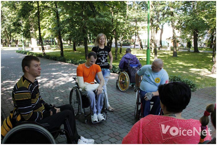 День инвалидов в Бресте. Берестейский забег с Юлией Нестеренко