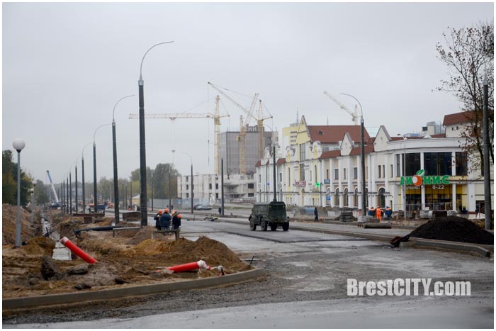 Новая дорога к звезде Брестской крепости. Фото BrestCITY.com