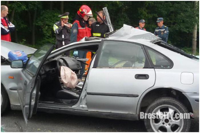 Авария на М1 возле Бреста 16 июня 2016