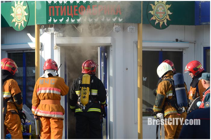 Пожар в торговом павильоне на мини-рынке на Сябровской 20 июня  2016