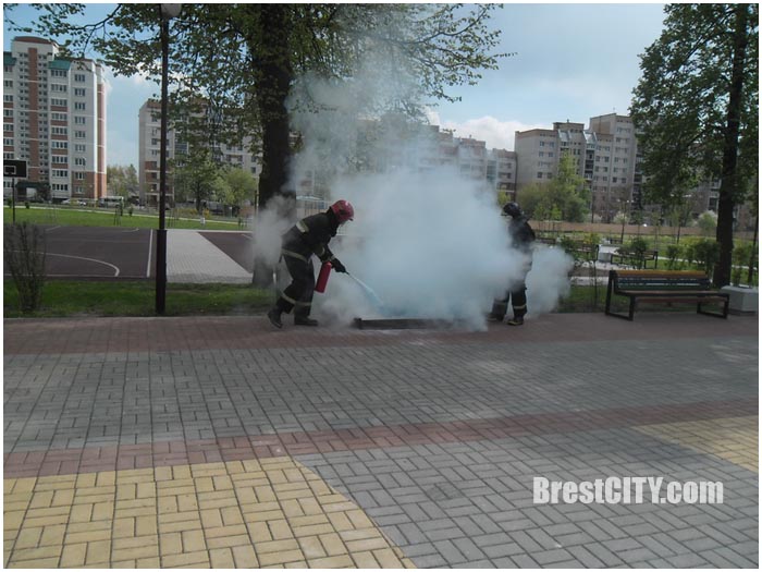 Урок безопасности в Брестской санаторной школе интернат (фото)