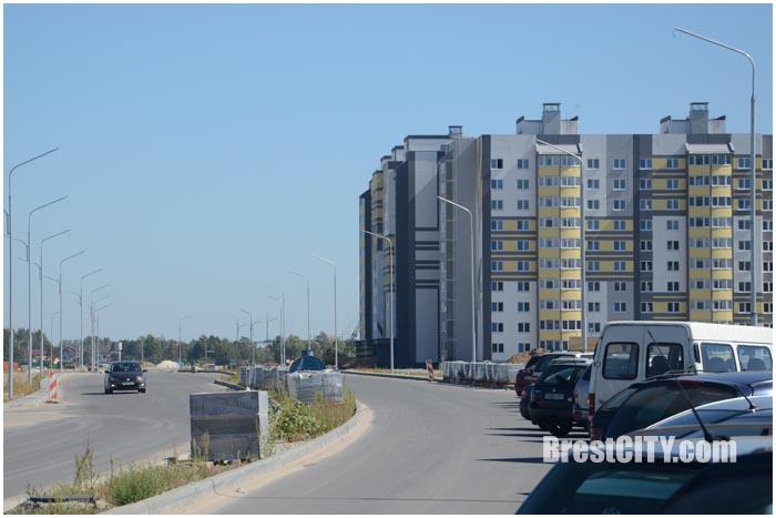 Строительство нового микрорайона на Ковалевке. ЮВМР-4. Фото BrestCITY.com