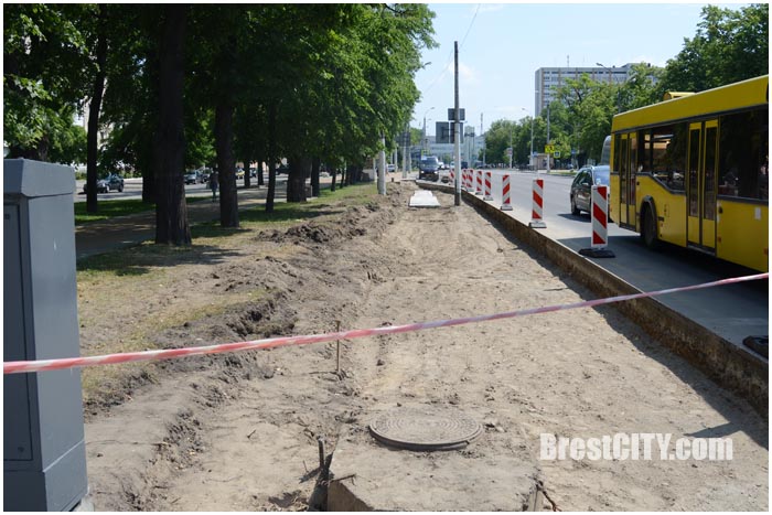 На проспекте Машерова закрыт пешеходный переход