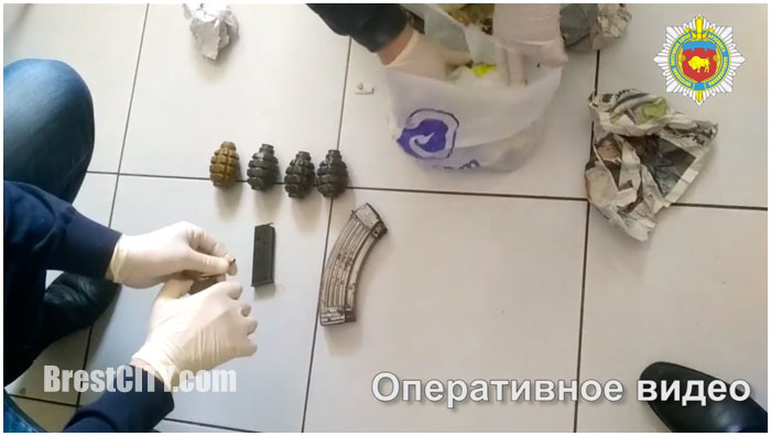 Арсенал в квартире у брестчанина