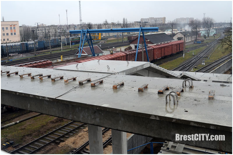 Строительство моста Брест-Восточный