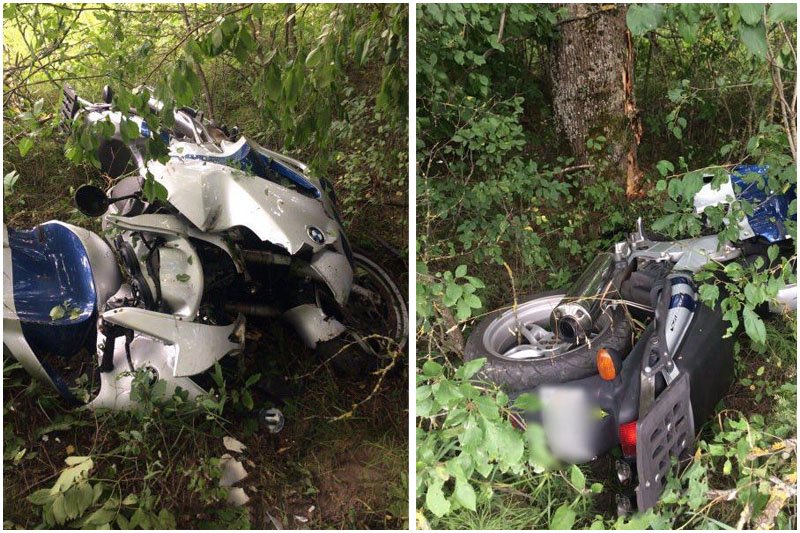 В Ивацевичском районе разбился мотоциклист