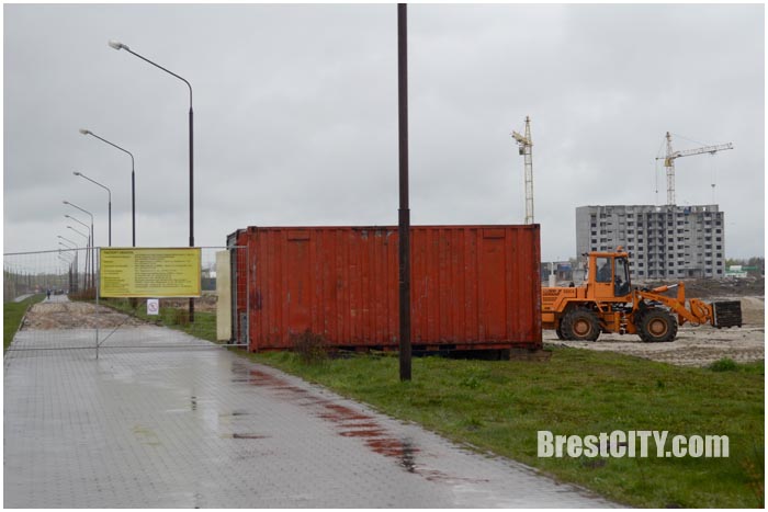 Стойка нового микрорайона на Ковалевке в Бресте. Фото BrestCITY.com