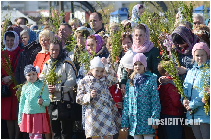 Вербное воскресенье в Бресте. Фото BrestCITY.com