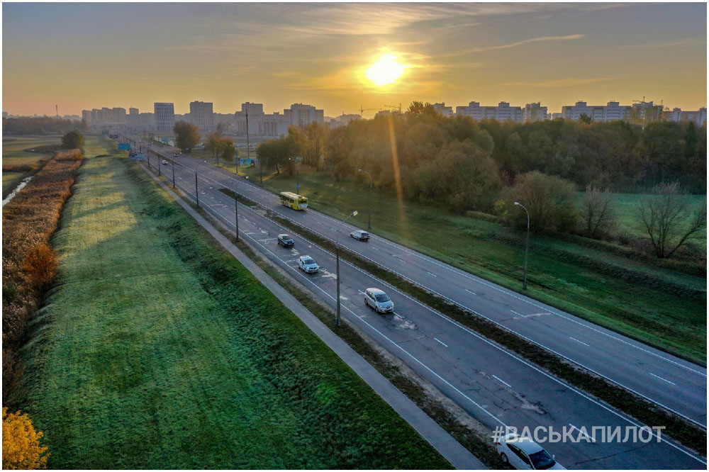 Утренний туманный Брест. Тишина и красота. Октябрь 2019 го