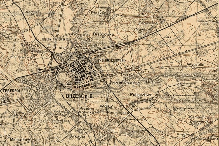 Карта бреста 1941 года