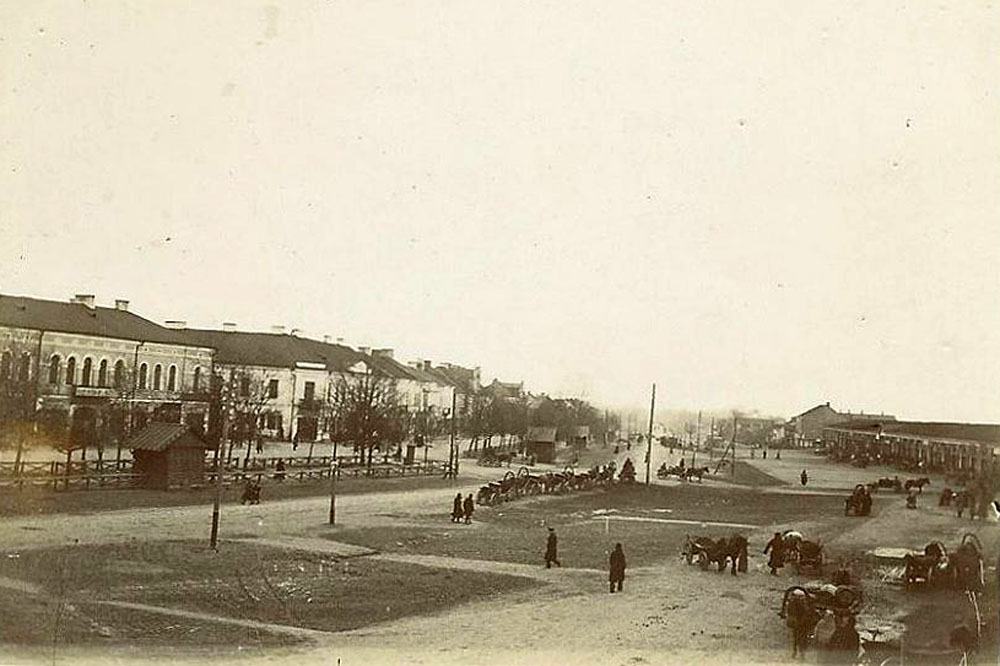 Район ЦУМа и пр.Машерова в Бресте 120 лет назад (1900 год)