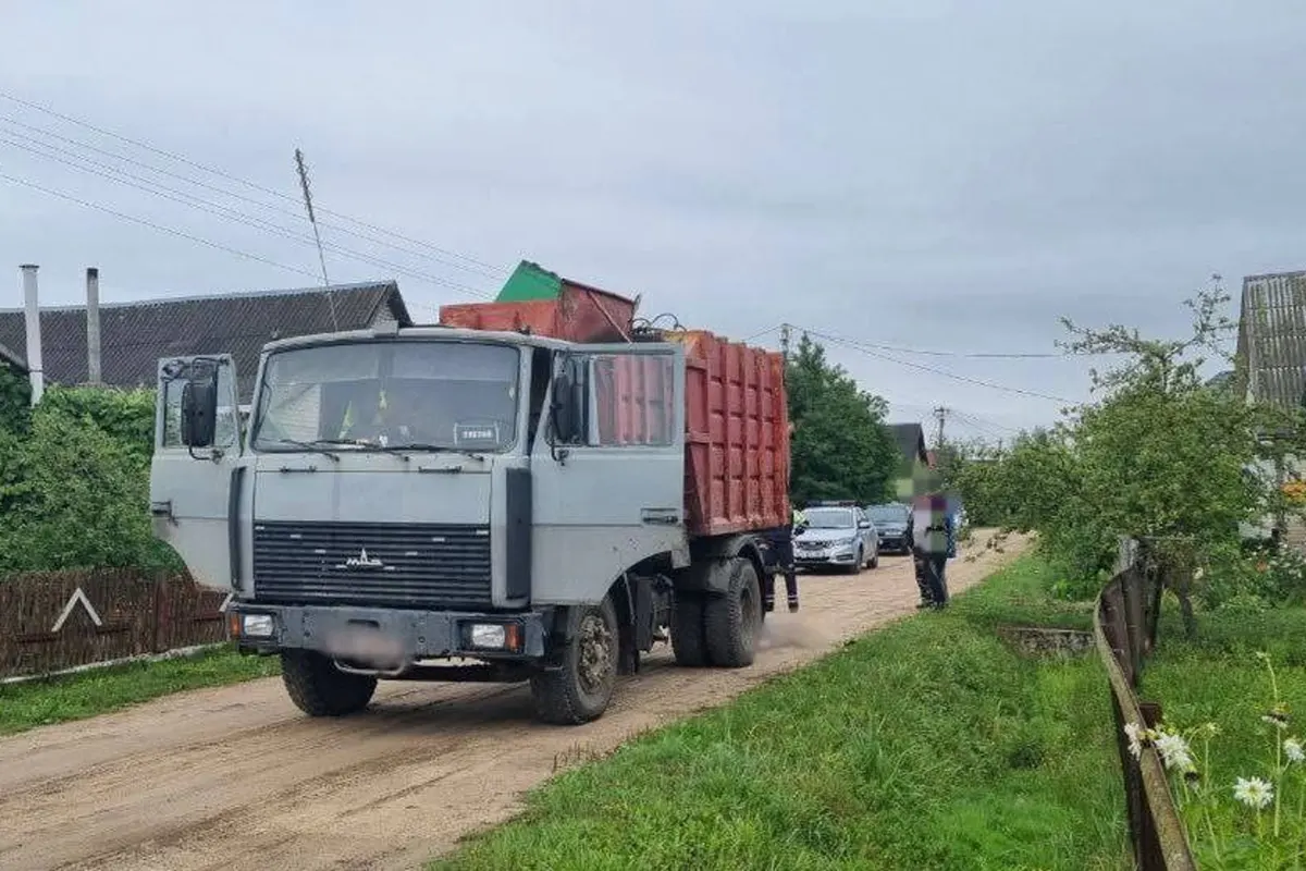 Мусоровоз насмерть задавил пожилую женщину в Витебской области