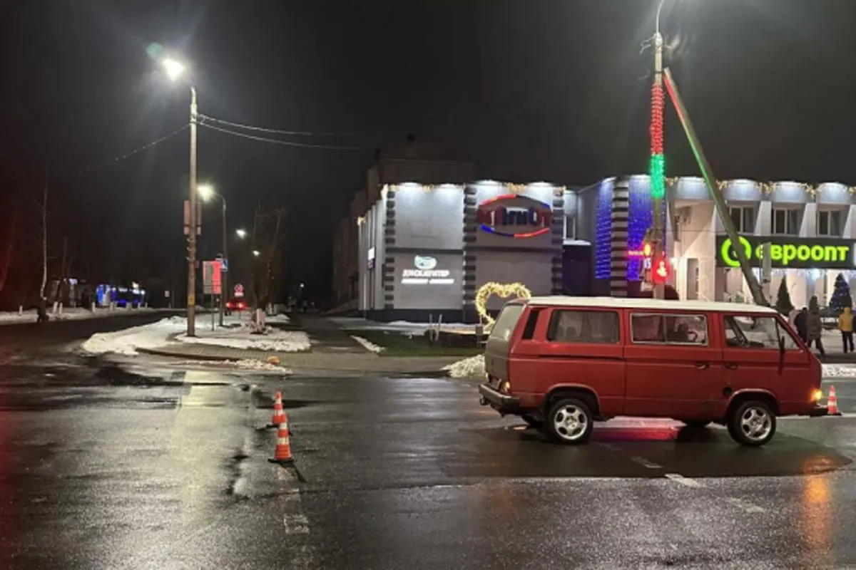 В Лунинце водитель VW сбил 66 летнего пешехода