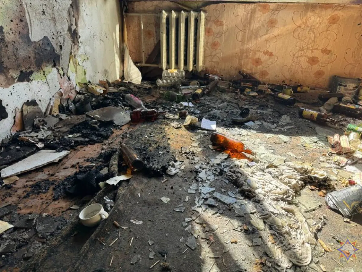 В реанимации в Пинске скончался пенсионер, пострадавший при пожаре в общежитии