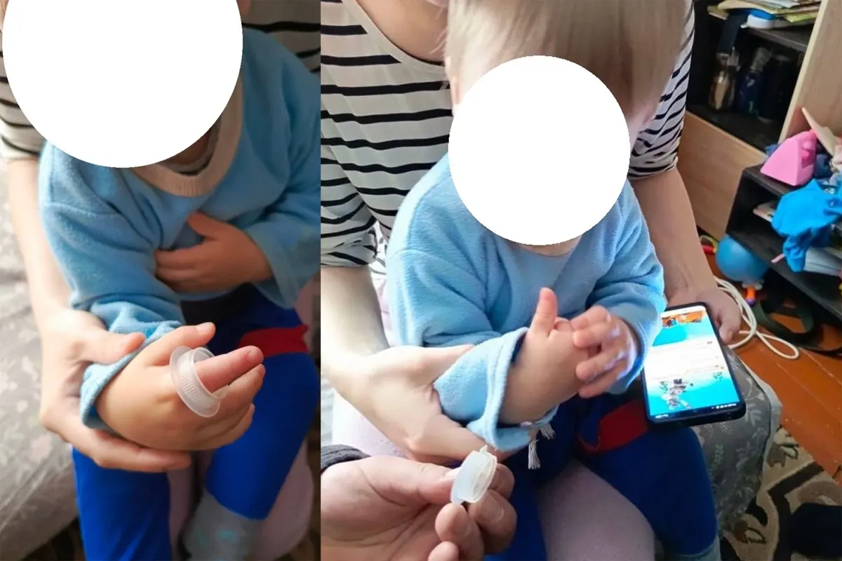 Палец ребенка застрял в пластмассовой детали - пришлось звать на помощь МЧС