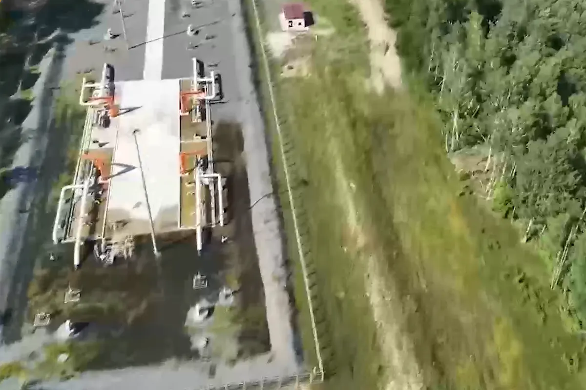 Пограничники Беларуси показали видео со сбитого украинского дрона