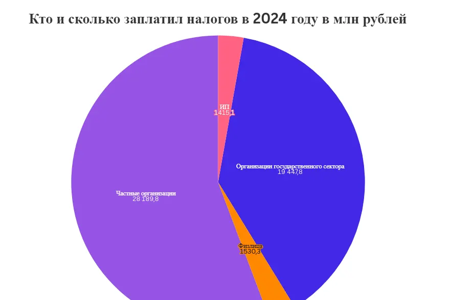 Сколько налогов заплатили белорусы в 2024 году