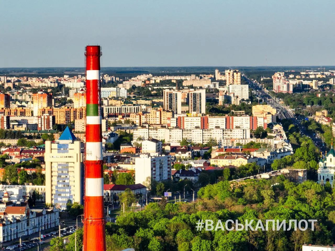 Брестская крепость с высоты накануне 9 мая 2025