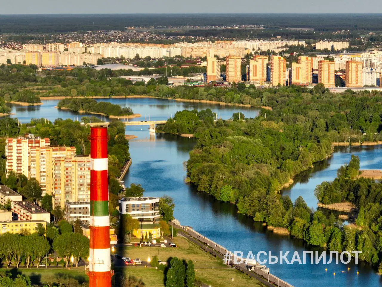 Брестская крепость с высоты накануне 9 мая 2025