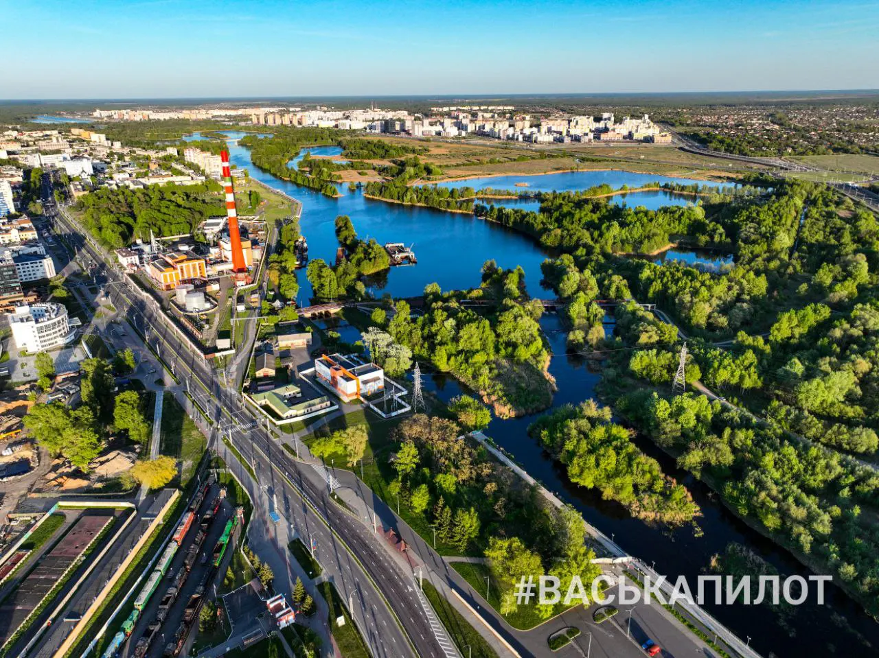 Брестская крепость с высоты накануне 9 мая 2025