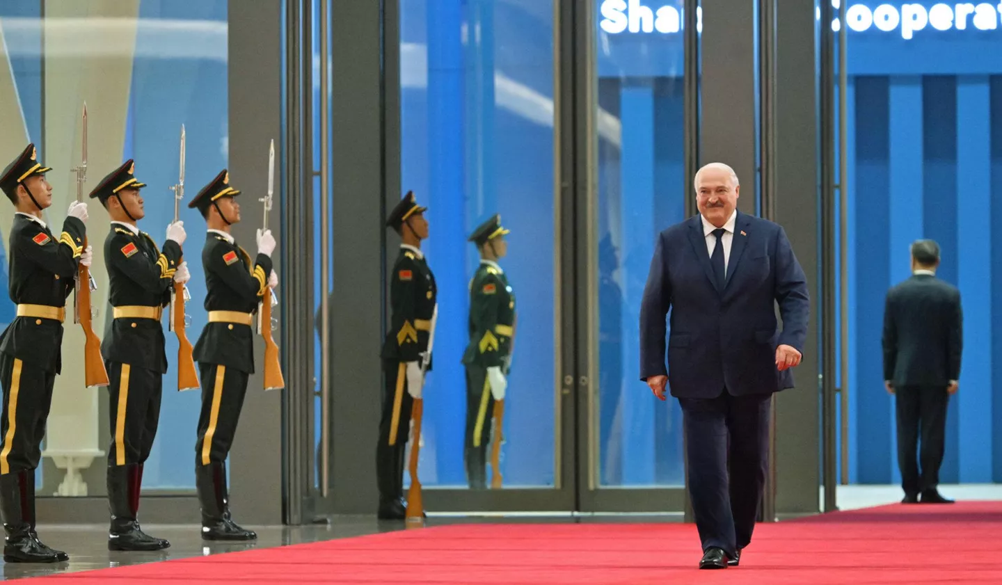 «Беловежской пущей» встретили Лукашенко на красной дорожке саммита ШОС