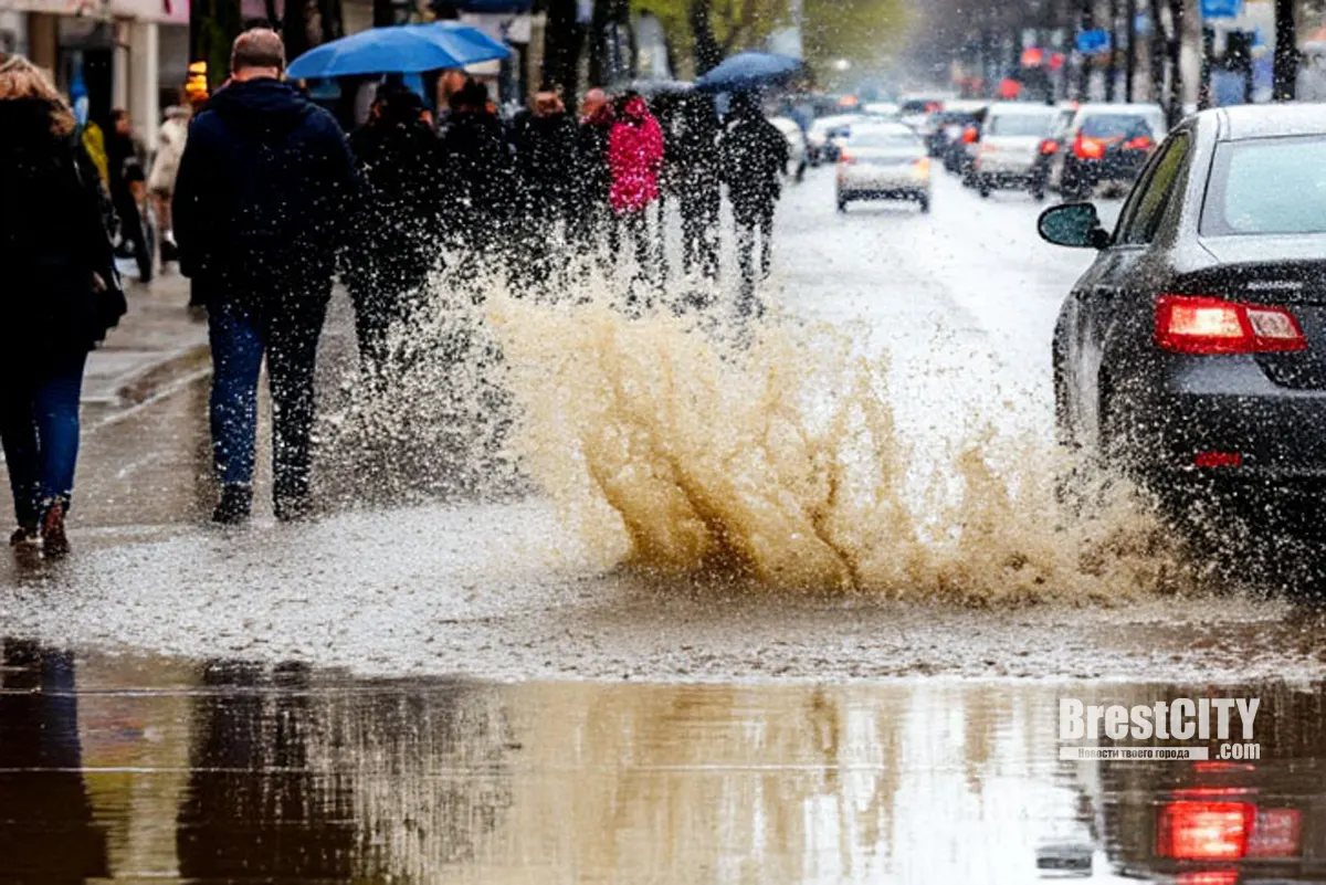Вода в луже может привести к штрафу до 1350 рублей   в каком случае