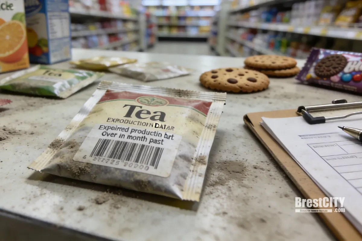 Полсотни просроченных товаров выявили в магазине в Кобринском районе