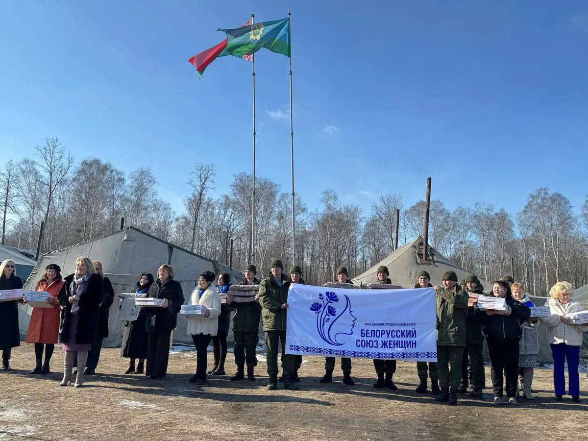 Не просто угощение. Акция «Мамины пироги» на полигоне под Брестом