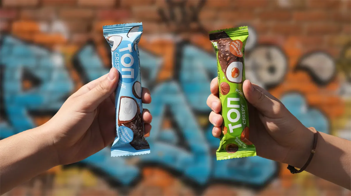 В Беларуси появились сырки «ТОП Crispy» в глазури нового формата