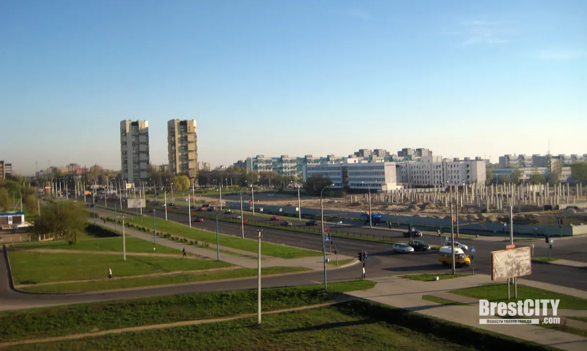 Смотрим с воздушного шара на Брест 2012 года   многое изменилось