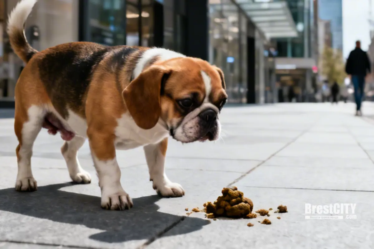 Собачьи подарки на улицах города. Растаявший снег и волна возмущений