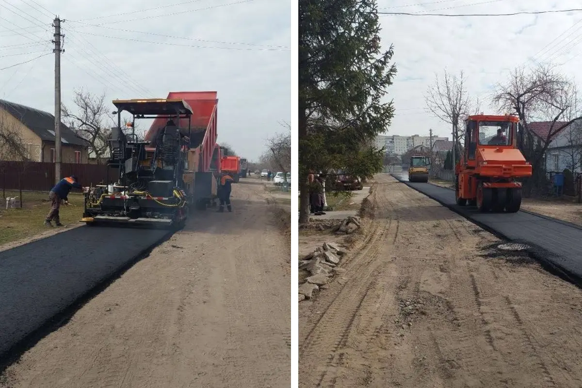 В Бресте асфальтируют ул. Ломоносова   с долевым участием жителей