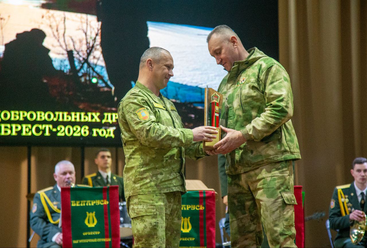 В Брестской пограничной группе прошёл ежегодный слёт добровольных дружин