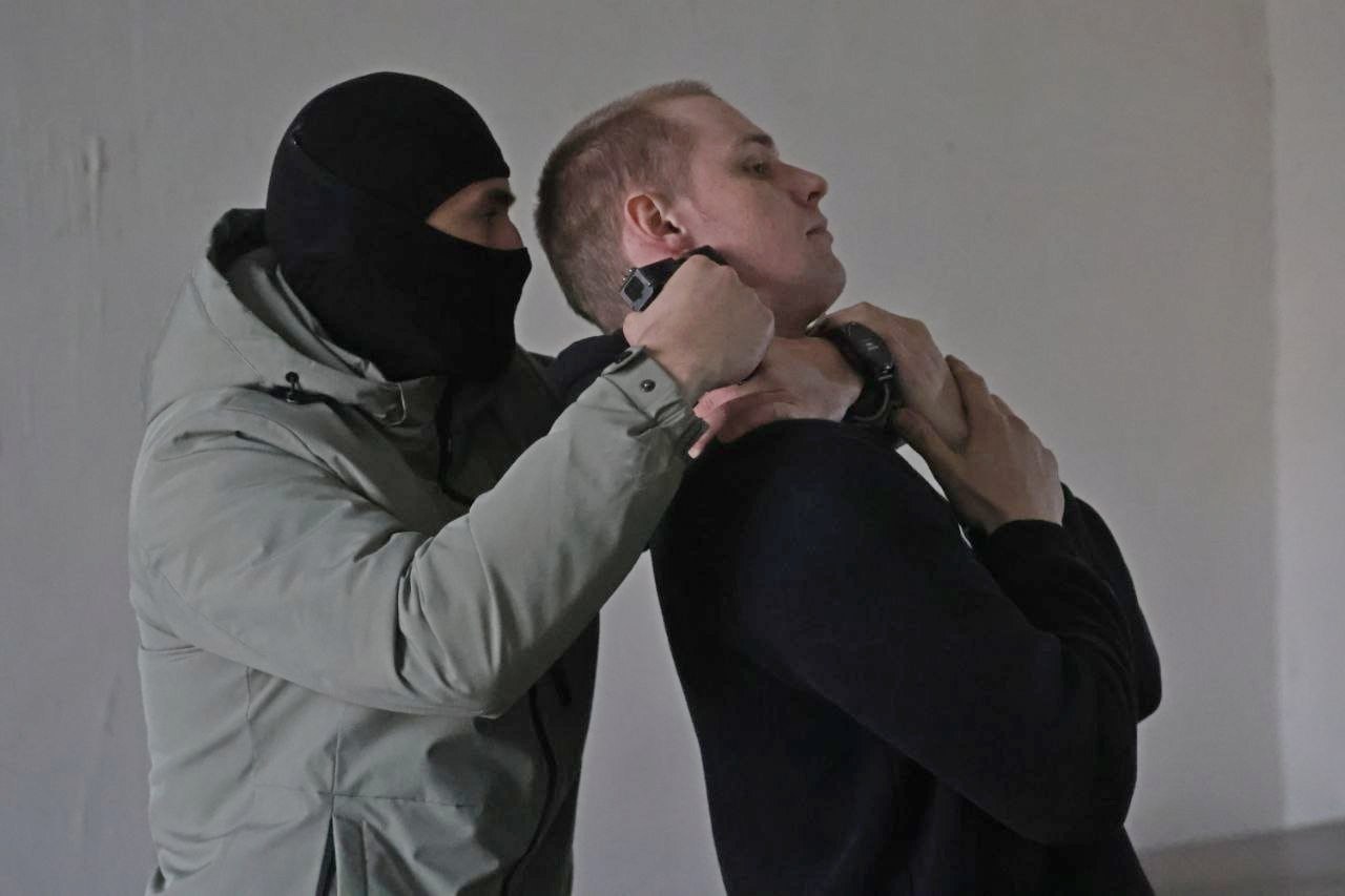 Рассекали толпу, изолировали агрессивных. Командно штабные учения в Пинске